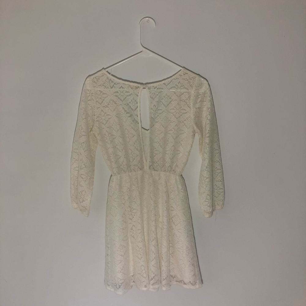 White Lace Hollister Dress